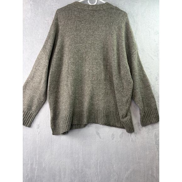 Ella Moss Gray Button-Front Cardigan – Size XL - Picture 4 of 6